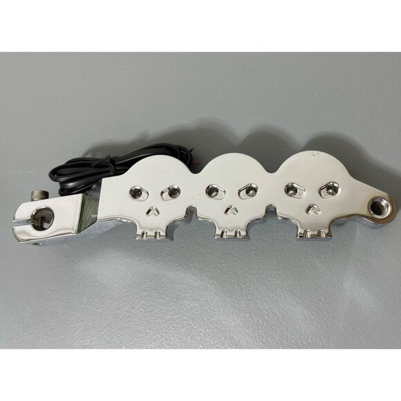 Custom Dynamics Heel Shifter Gear Shift Chrome Skulls LED for Harley Davidson - Picture 1 of 8